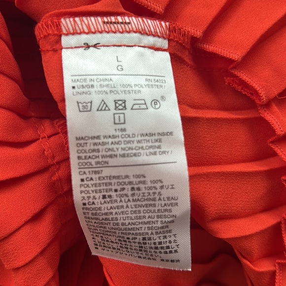 Sz Large Red Banana Republic Sleeveless Top - Picture 6 of 6